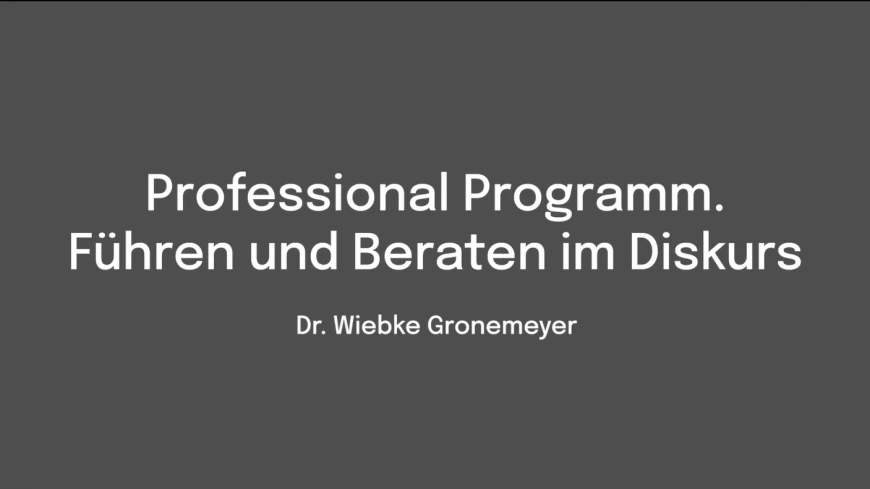 Thumbnail Professional Programm