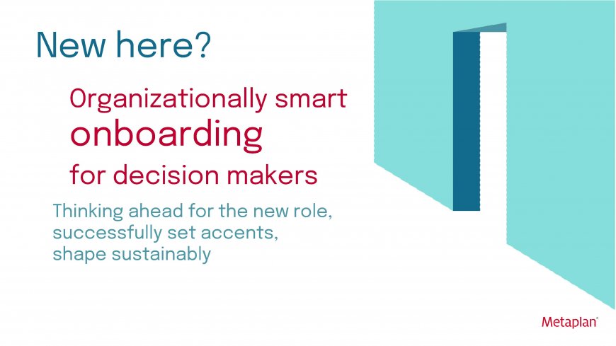 METAPLAN Organizationally smart onboarding