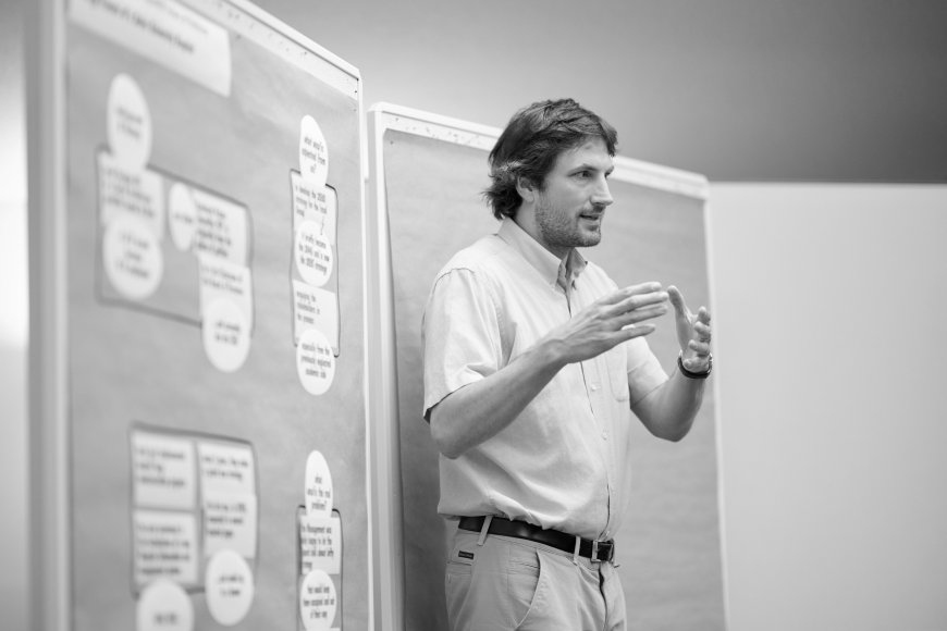 Johannes Schwalke in Moderation